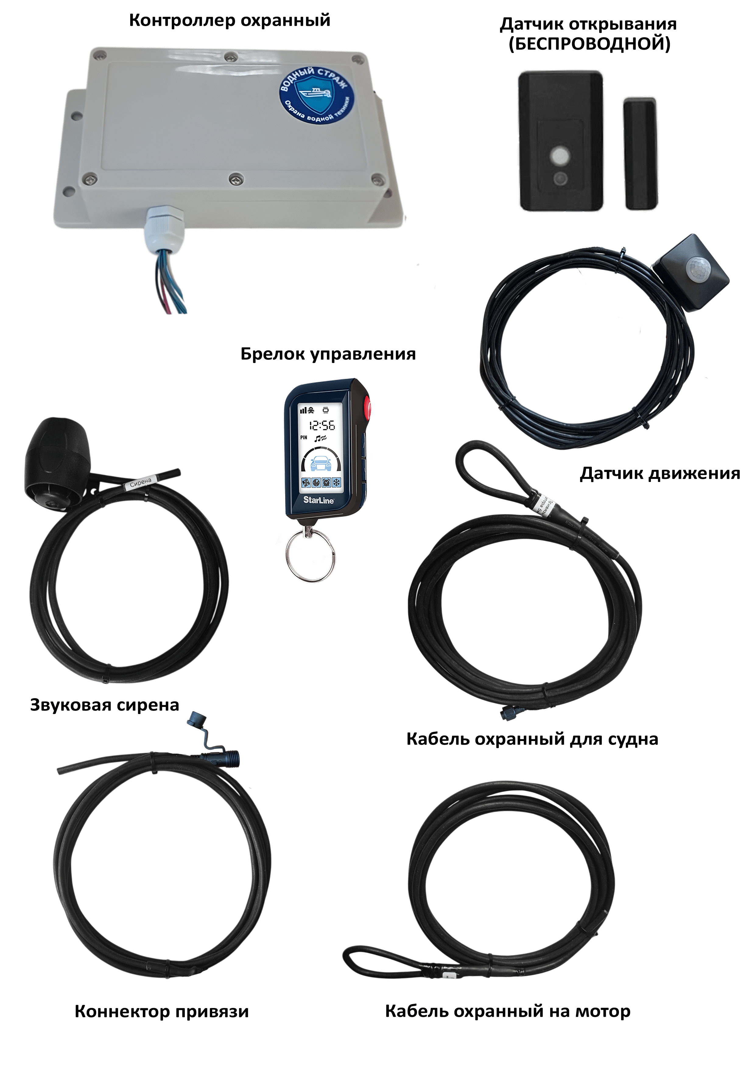 Сигнализация на катера, моторы